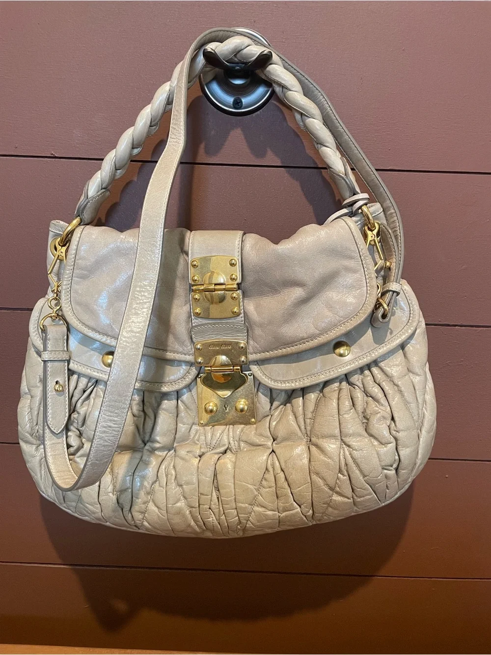 Miu Miu Matelassé  2 way bag